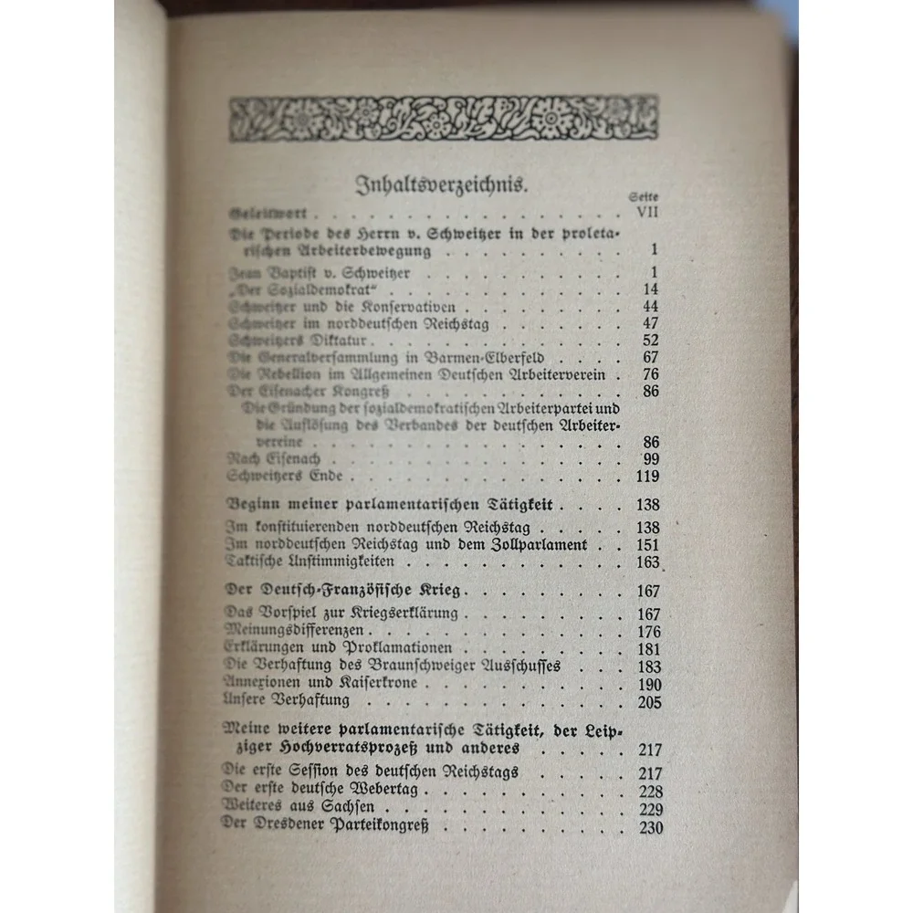1911 August Bebel Aus Meinem Leben Zweiter Teil Antique German Book Dietz